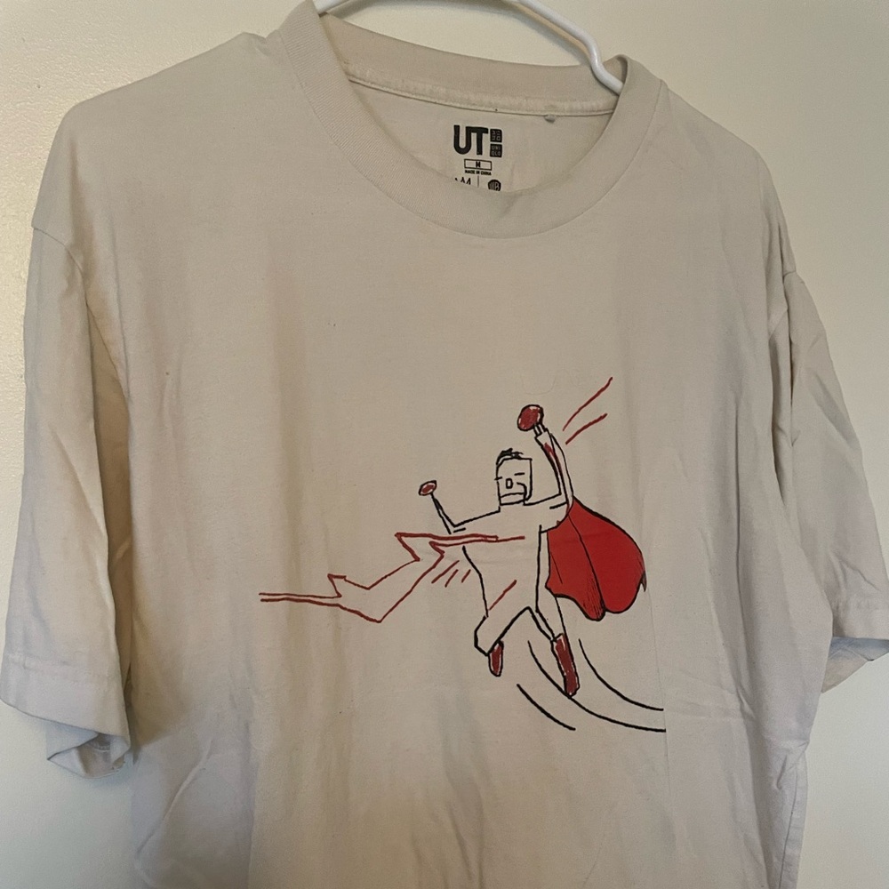 UNIQLO Basquiat Warner Bros Superman Size M